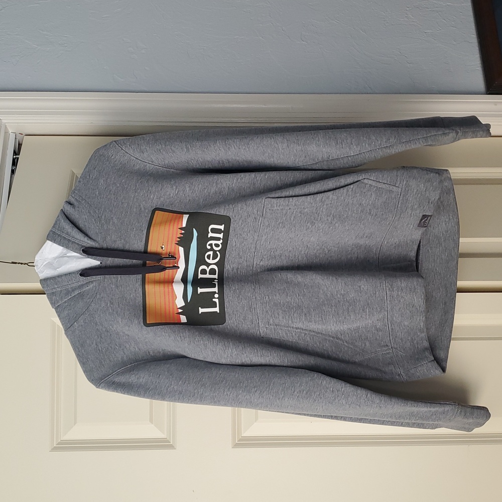 LL Bean Gray Hoodie Size XS Men's